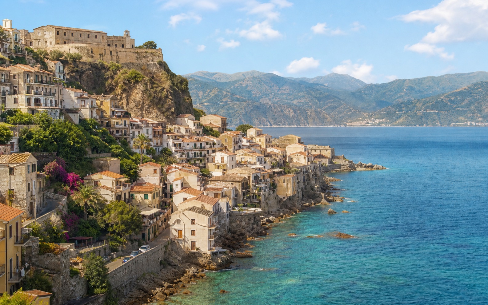 Borgo calabrese affacciato sul mare
