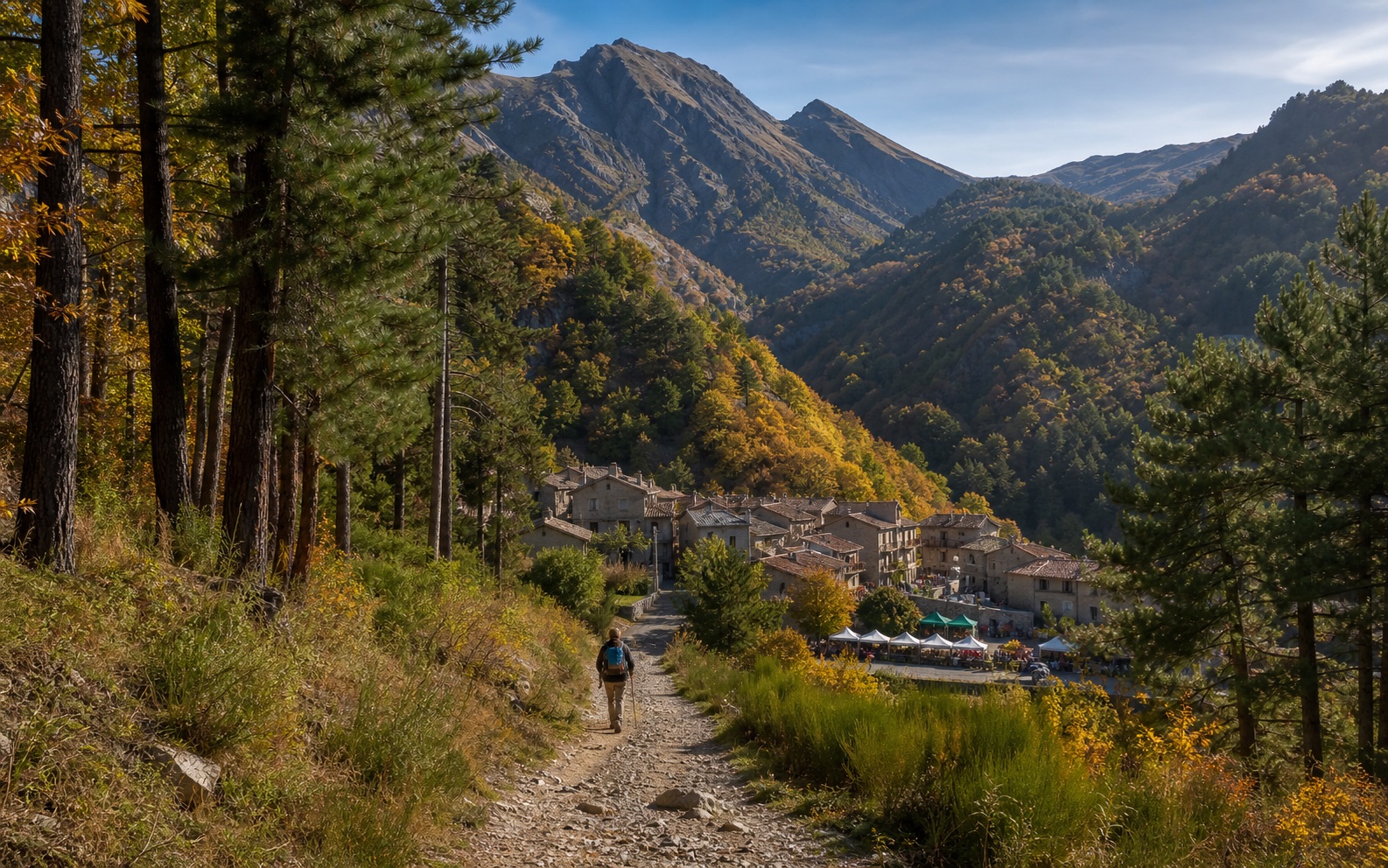 Paese calabrese tra montagne, sentieri e boschi